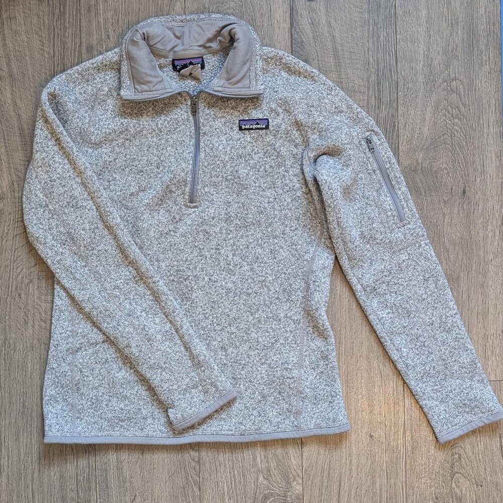 4❄️Patagonia Women’s Better Sweater Quarter zip Medium